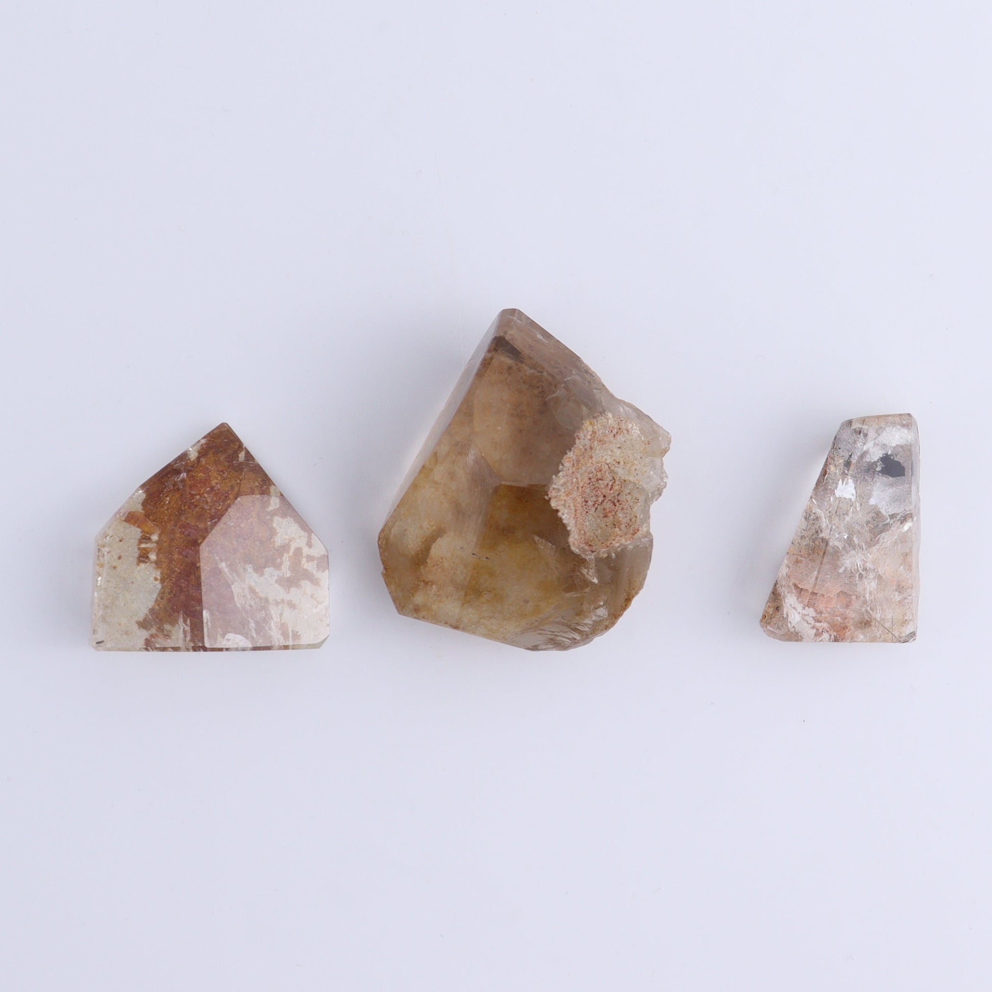 Garden Quartz Freeforms Set of 20 - Expert Wholesale and Supplier of Wholesale Crystals & Bulk Gemstones, ["Freeform","Freeforms","Garden Quartz","Quartz"]