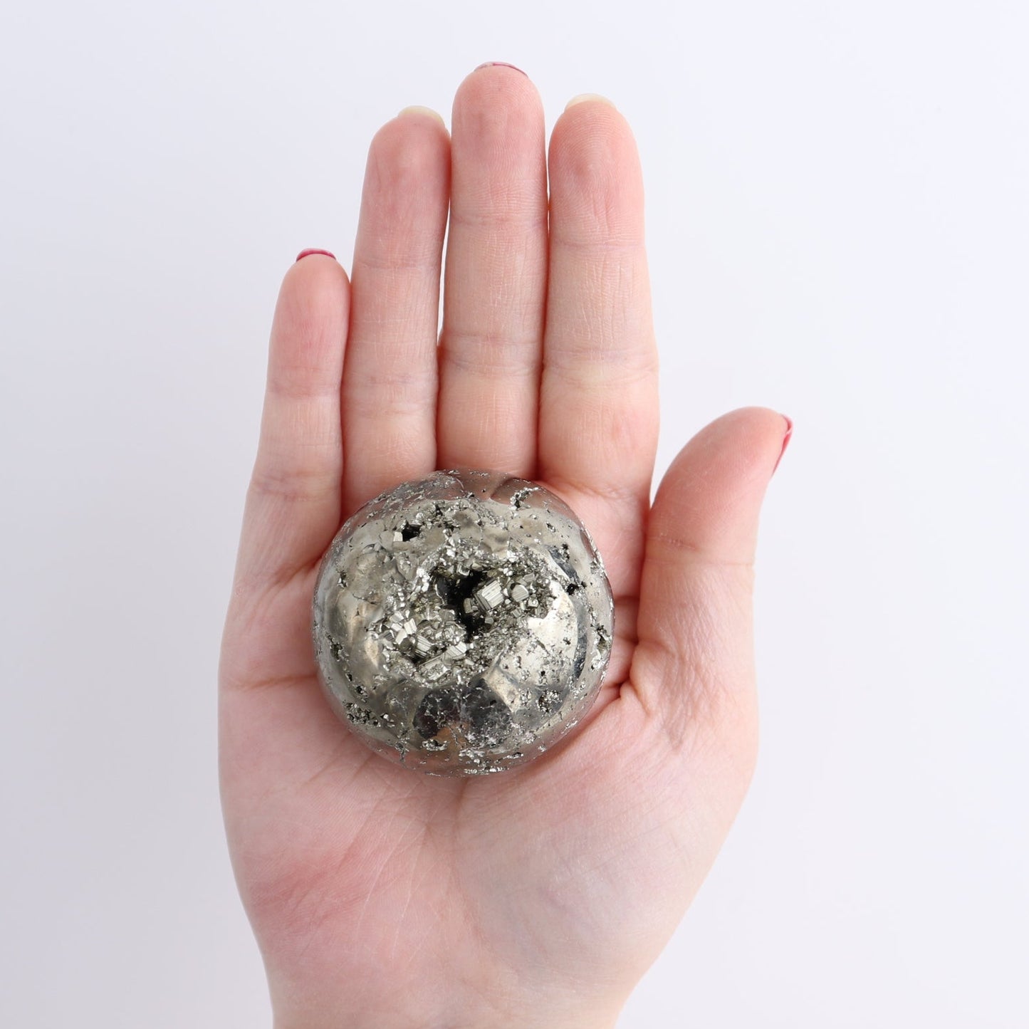 Pyrite Spheres Set of 4