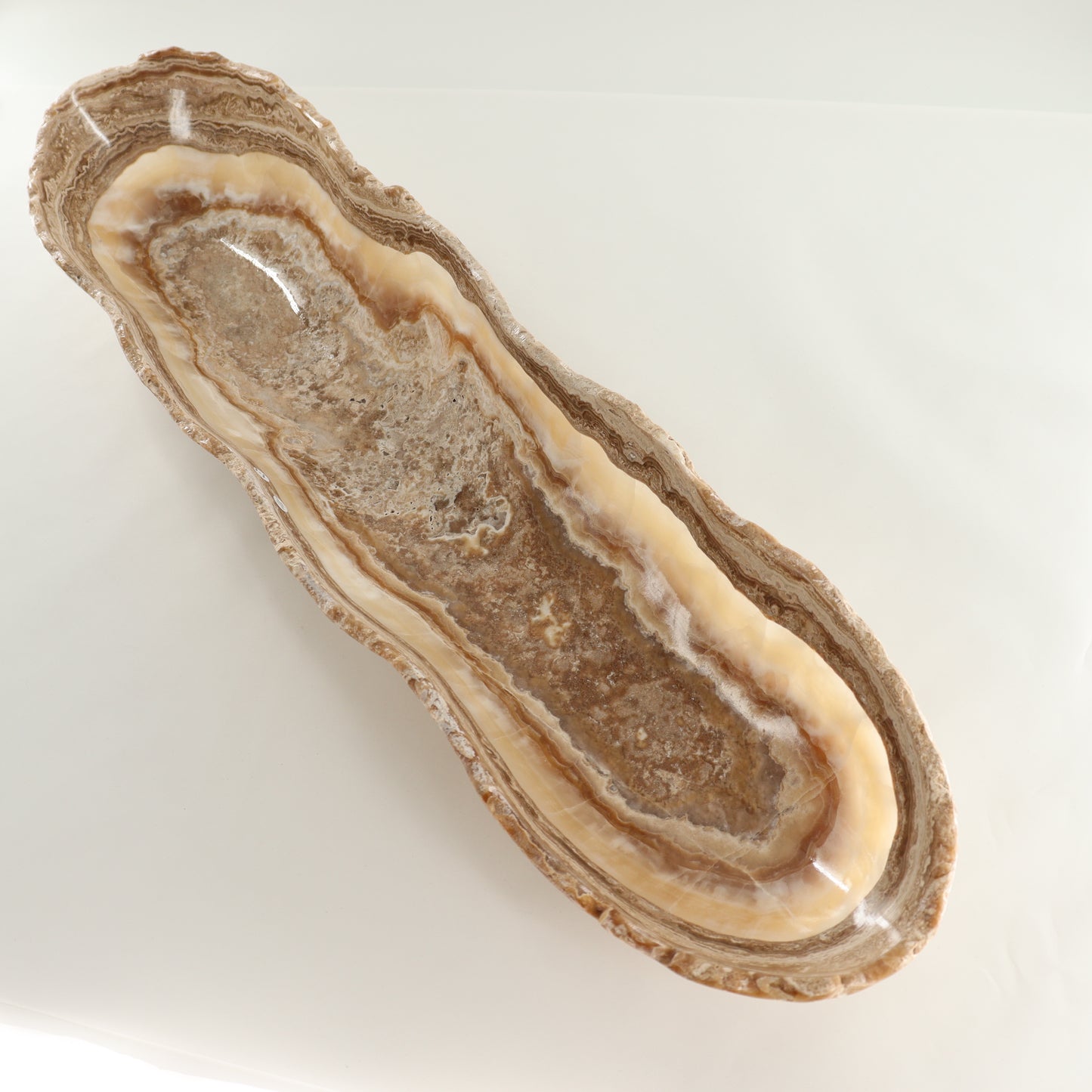 Onyx Canoe Bowl - Expert Wholesale and Supplier of Wholesale Crystals & Bulk Gemstones, ["Bowls","canoe","Mexico","onyx"]