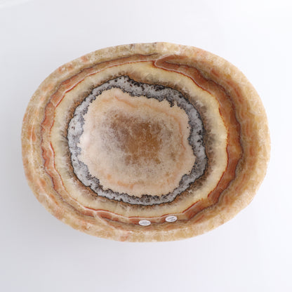 Mexican Onyx/Calcite Bowl 10"