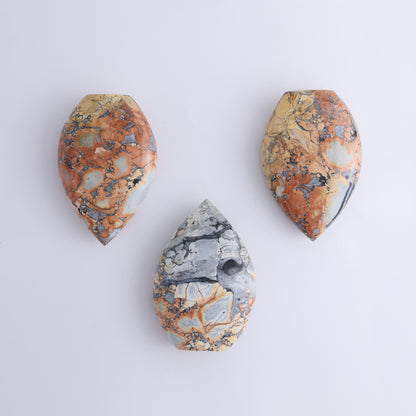 Maligano Jasper Mixed Set of 6 - Expert Wholesale and Supplier of Wholesale Crystals & Bulk Gemstones, ["Freeforms","Hearts","Indonesia","Maligno Jasper"]