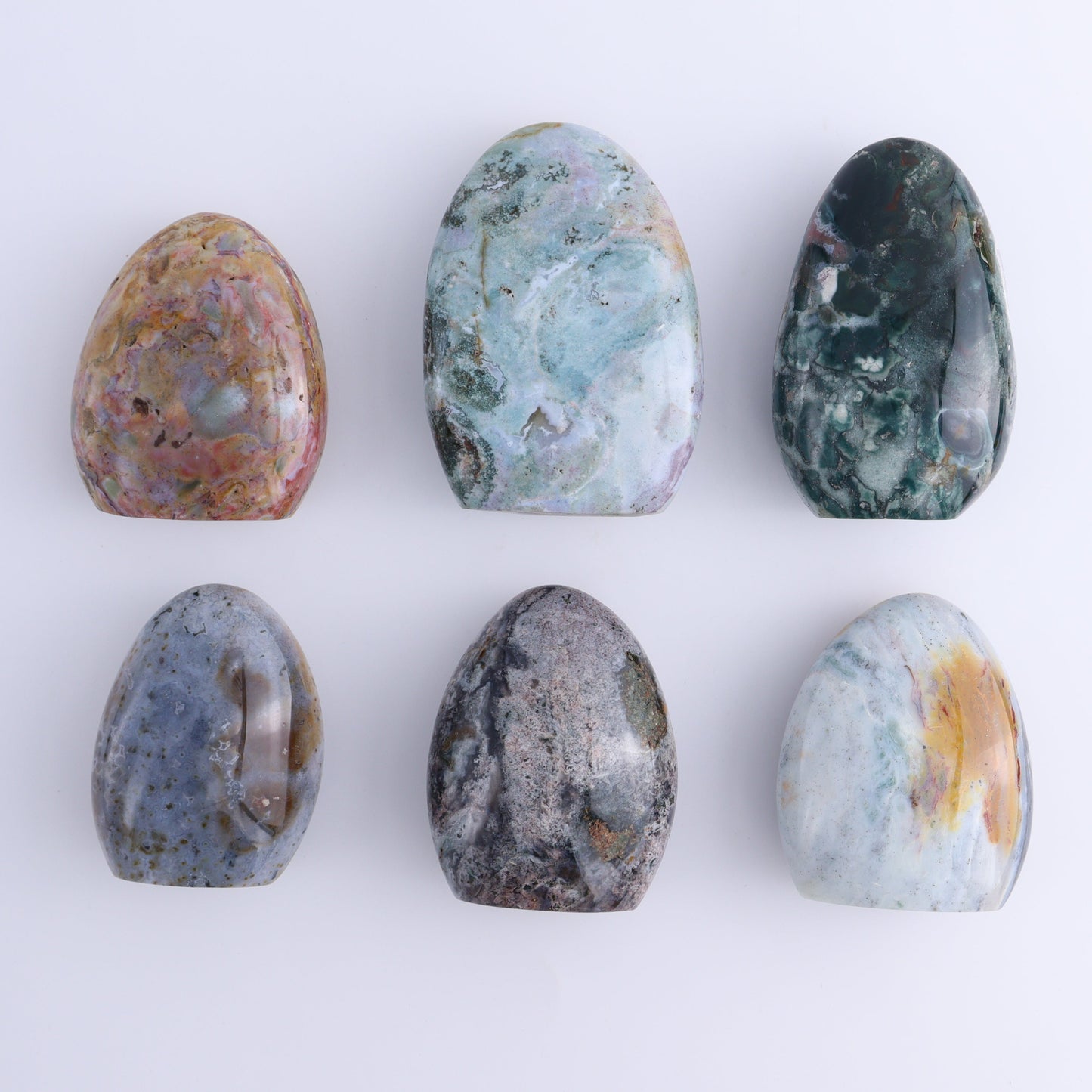 Ocean Jasper Freeform Set of 6 - Expert Wholesale and Supplier of Wholesale Crystals & Bulk Gemstones, ["Freeforms","jasper","Ocean Jasper"]