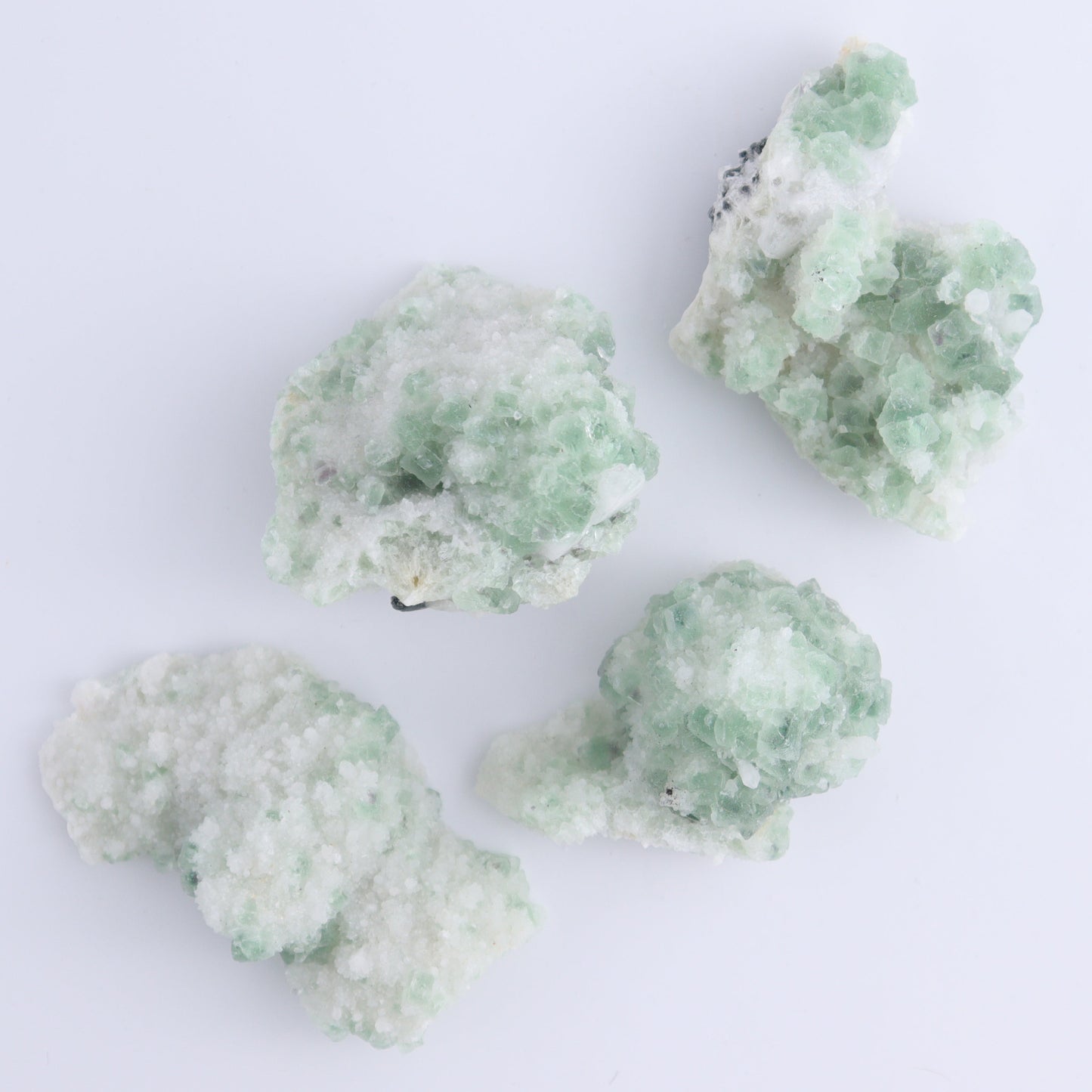 Fluorite on Quartz with Marmatite Set of 24 - Expert Wholesale and Supplier of Wholesale Crystals & Bulk Gemstones, China, Fluorite, Marmatite, Quartz
