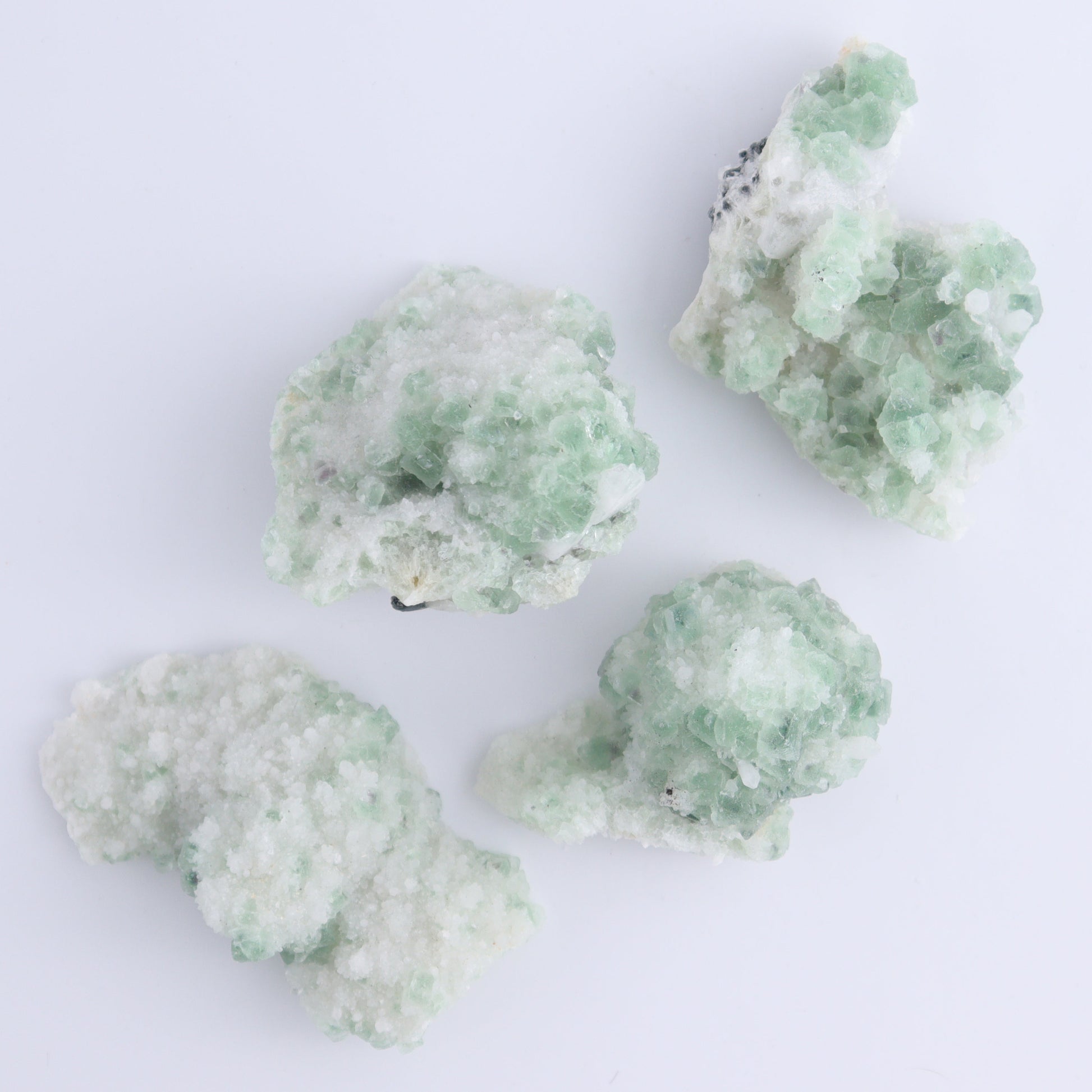 Fluorite on Quartz with Marmatite Set of 24 - Expert Wholesale and Supplier of Wholesale Crystals & Bulk Gemstones, China, Fluorite, Marmatite, Quartz