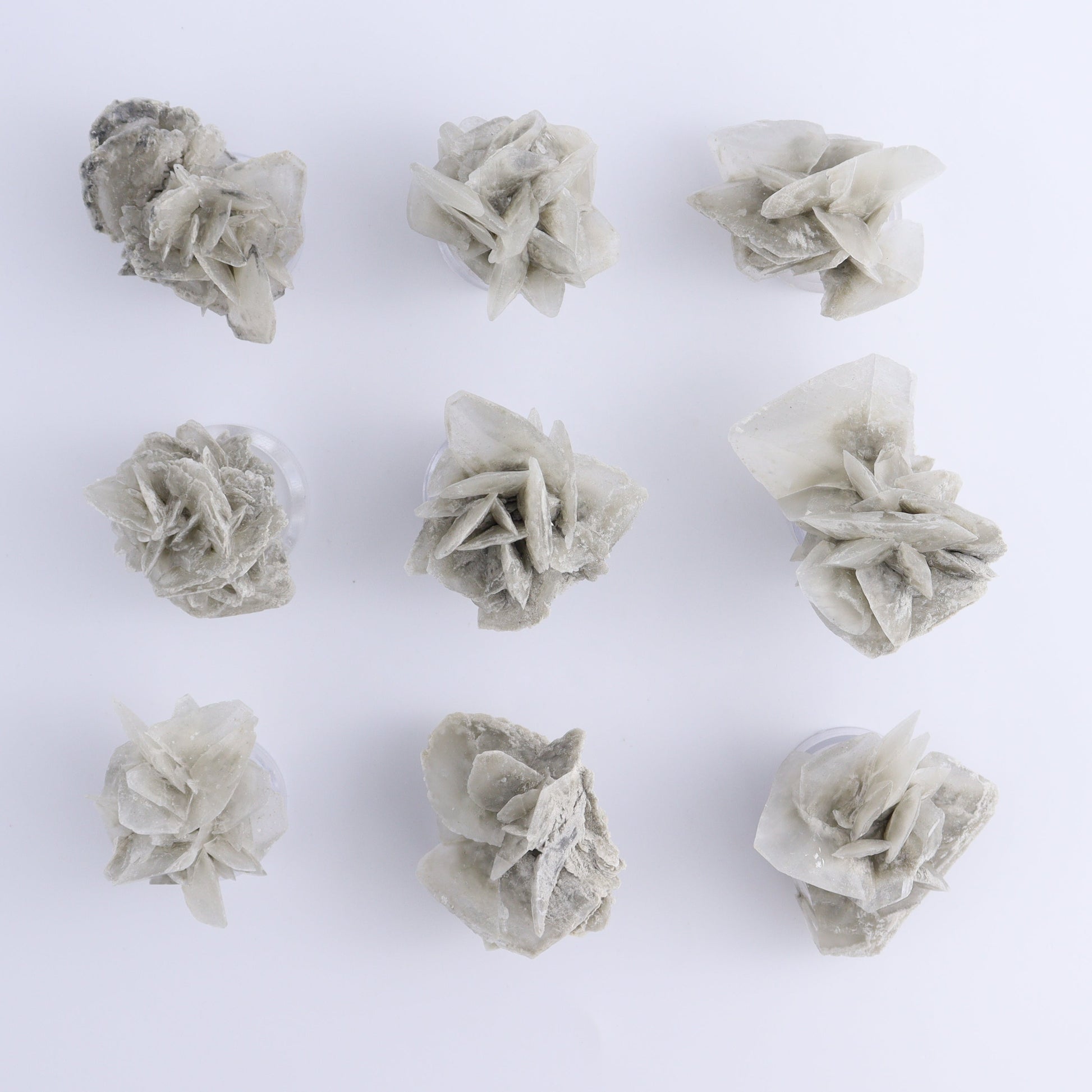 Selenite Clusters Set of 24 - Expert Wholesale and Supplier of Wholesale Crystals & Bulk Gemstones, ["Clusters","selenite"]