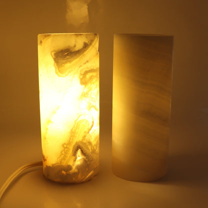 Mexican Onyx/Calcite Lamps Set of 2 - Expert Wholesale and Supplier of Wholesale Crystals & Bulk Gemstones, ["Calcite","Lamps","Mexico","onyx"]