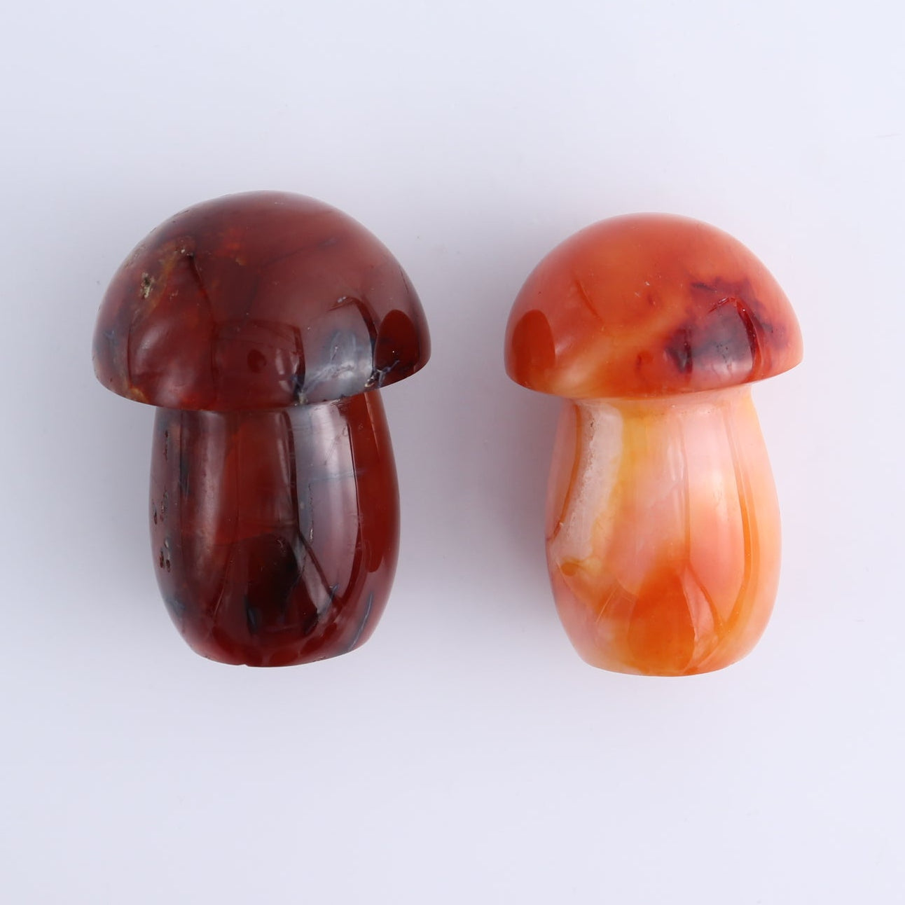 Carnelian Mushrooms Set of 9