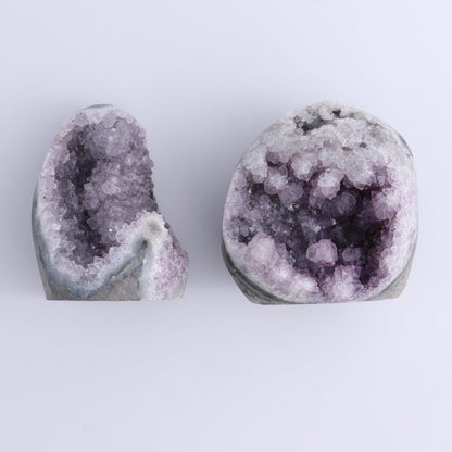 Uruguay Amethyst Cut Base Set of 6 - Expert Wholesale and Supplier of Wholesale Crystals & Bulk Gemstones, ["Amethyst","Cut Base","Uruguay"]