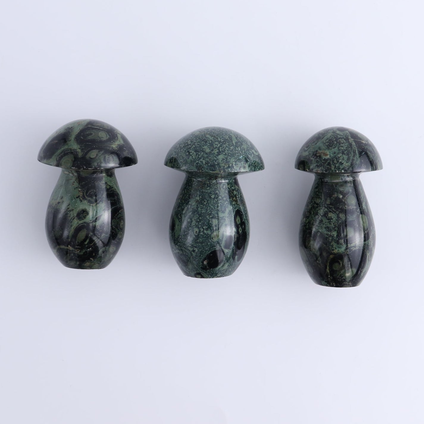 Kambaba Jasper Mushrooms Set of 7