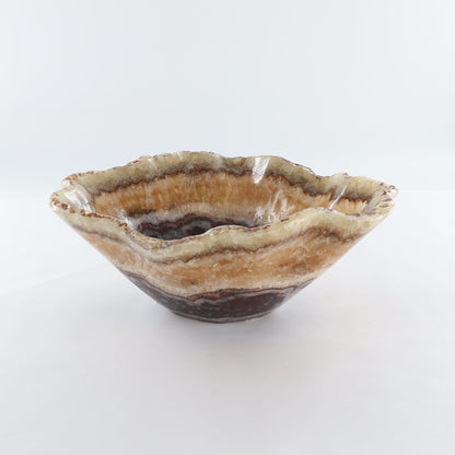 Mexican Onyx/Calcite Bowl 15"