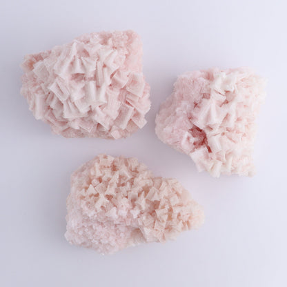 Pink Halite Set of 6 - Expert Wholesale and Supplier of Wholesale Crystals & Bulk Gemstones, ["Flats","Halite","Pink Halite","United States"]