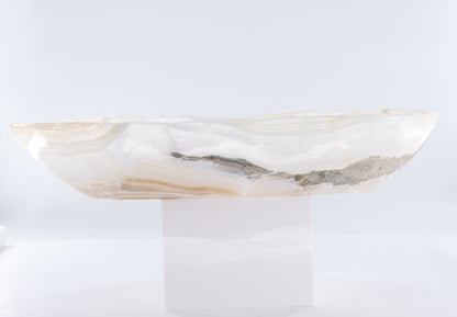 Onyx Canoe Bowl - Expert Wholesale and Supplier of Wholesale Crystals & Bulk Gemstones, ["Bowls","canoe","Mexico","onyx"]