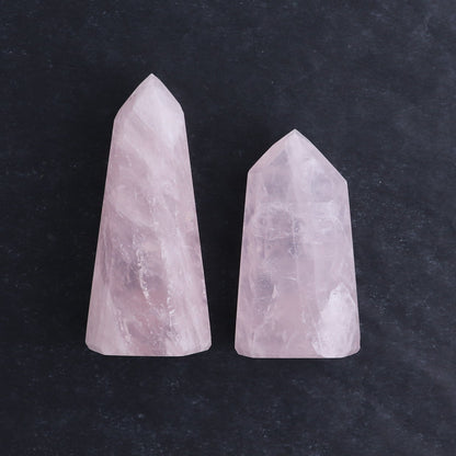 Rose Quartz Towers Set of 5