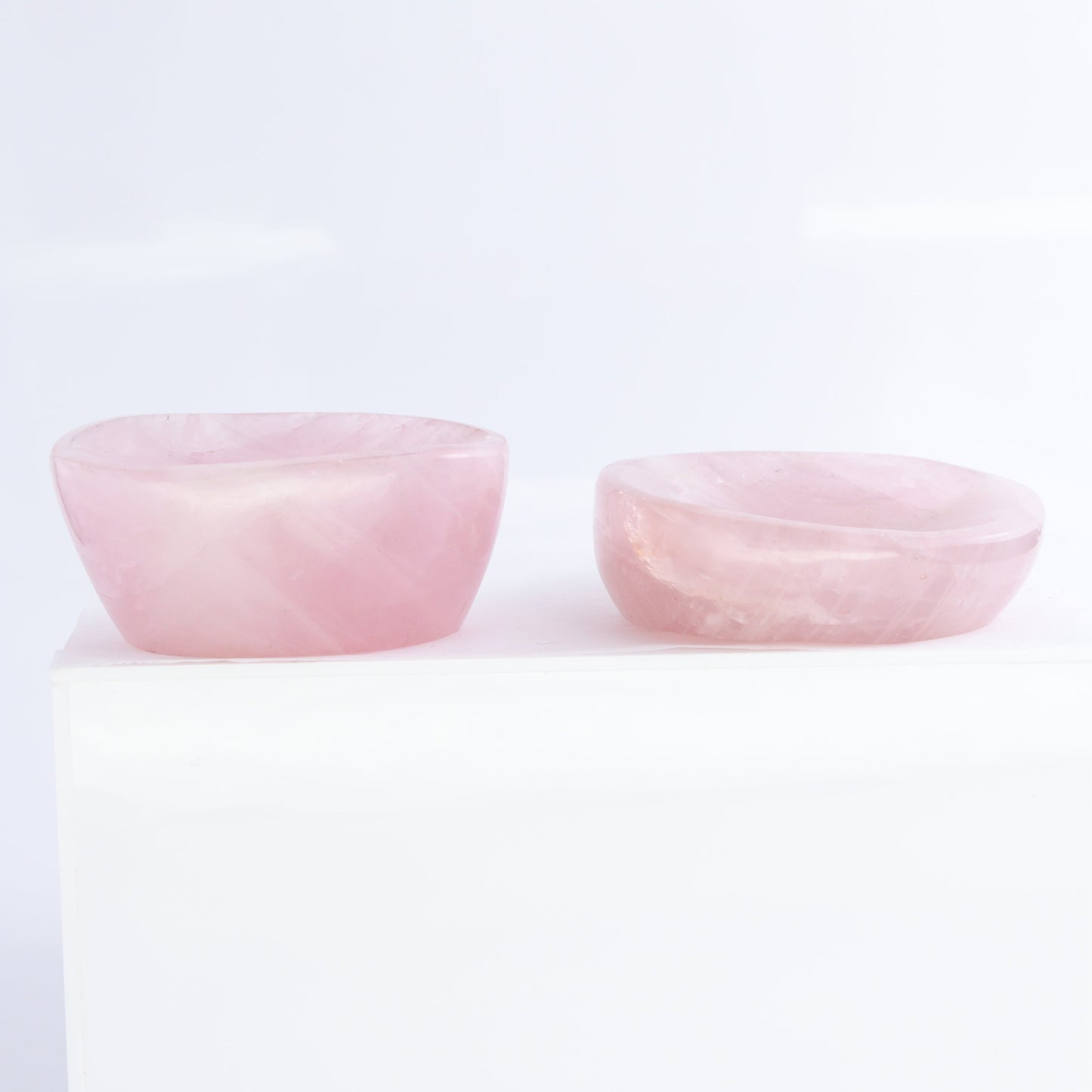 Rose Quartz Bowls Set of 7 - Expert Wholesale and Supplier of Wholesale Crystals & Bulk Gemstones, ["Bowls","Rose Quartz"]