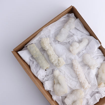 Stalactite Freeforms Set of 9 - Expert Wholesale and Supplier of Wholesale Crystals & Bulk Gemstones, ["Freeform","Freeforms","Stalactite"]
