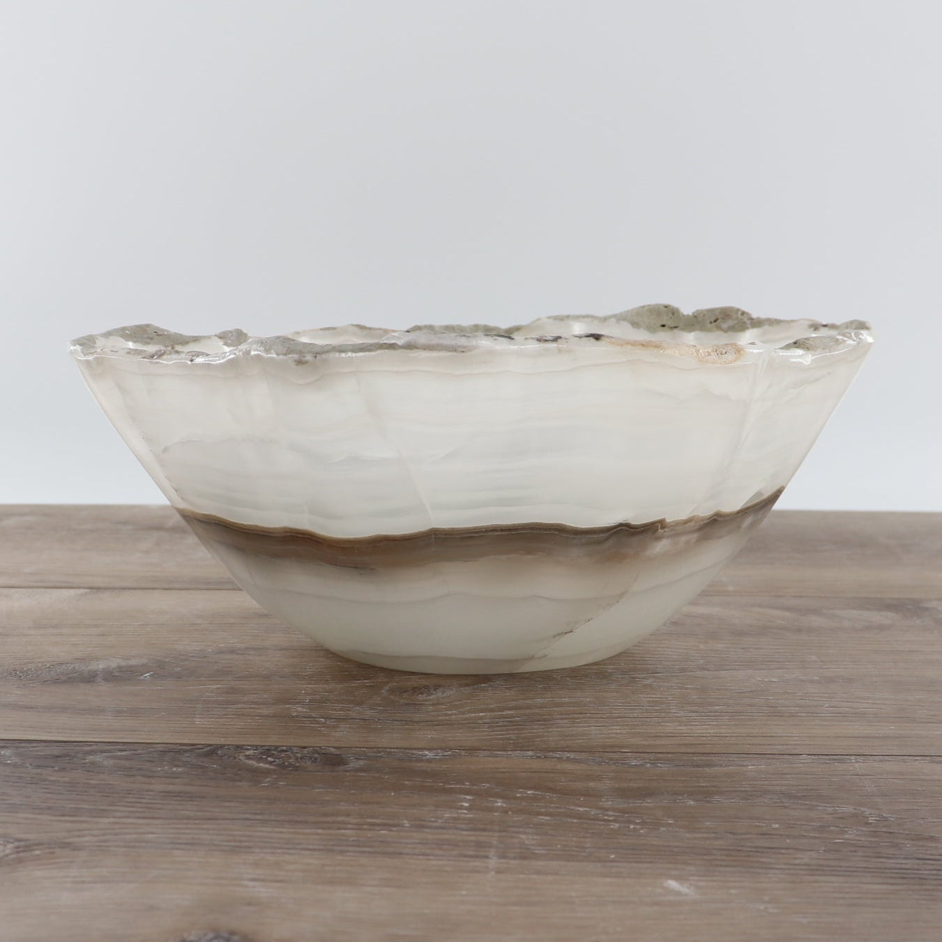 Mexican Onyx/Calcite Bowl 12"