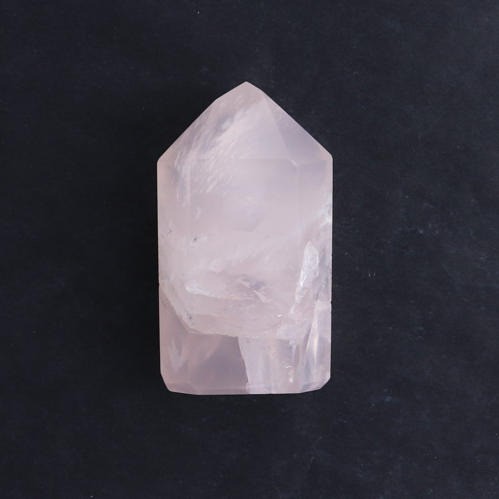 Imperfect Rose Quartz Towers Set of 7 - Expert Wholesale and Supplier of Wholesale Crystals & Bulk Gemstones, ["Brazil","Points","Quartz","Rose Quartz","Towers"]