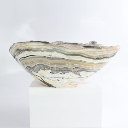 Mexican Onyx/Calcite Bowl 13"