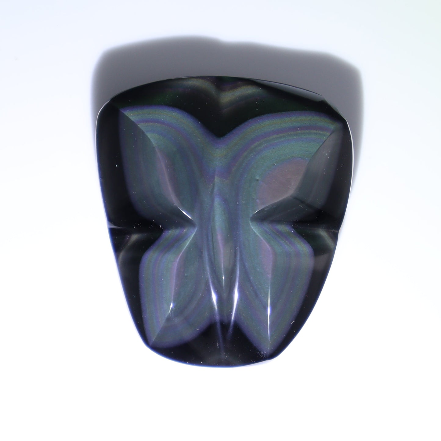 Rainbow Obsidian Butterflies Set of 8 - Expert Wholesale and Supplier of Wholesale Crystals & Bulk Gemstones, ["Butterflies","Butterfly","Mexico","Rainbow Obsidian"]