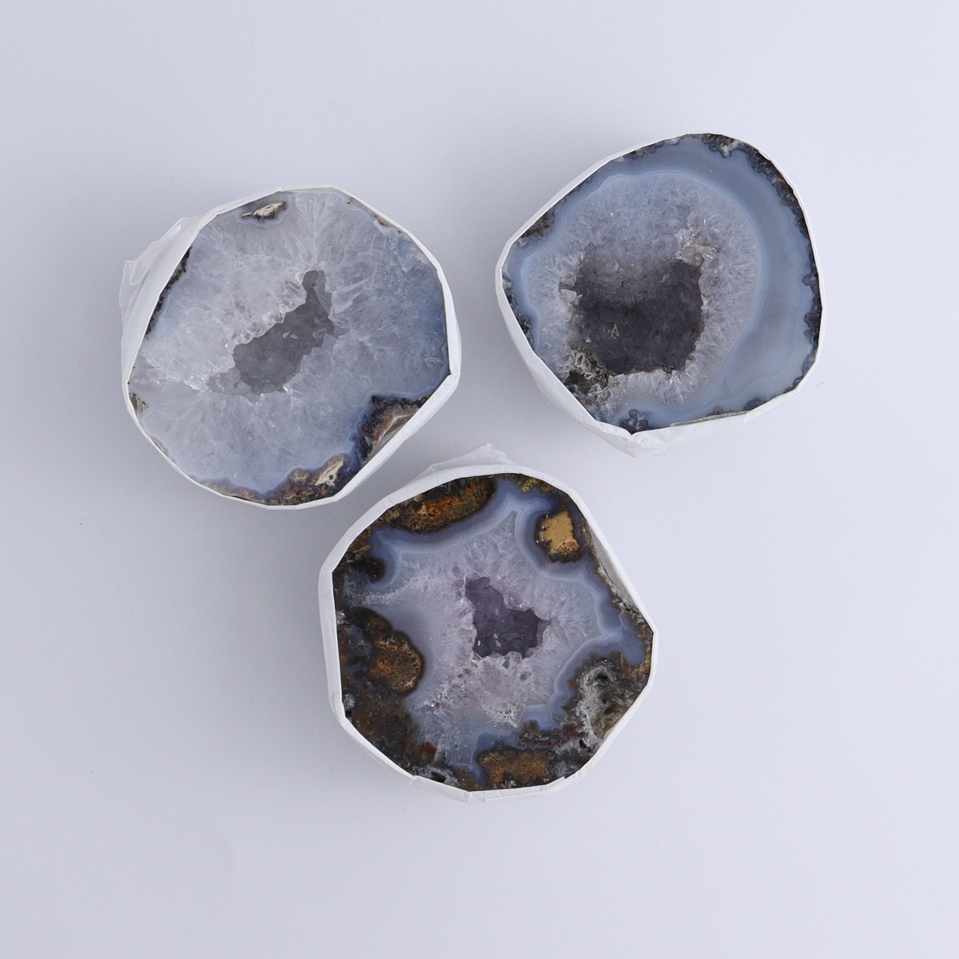 Las Choyas Geodes Set of 15 - Expert Wholesale and Supplier of Wholesale Crystals & Bulk Gemstones, ["Agate","close_30","Mexico"]