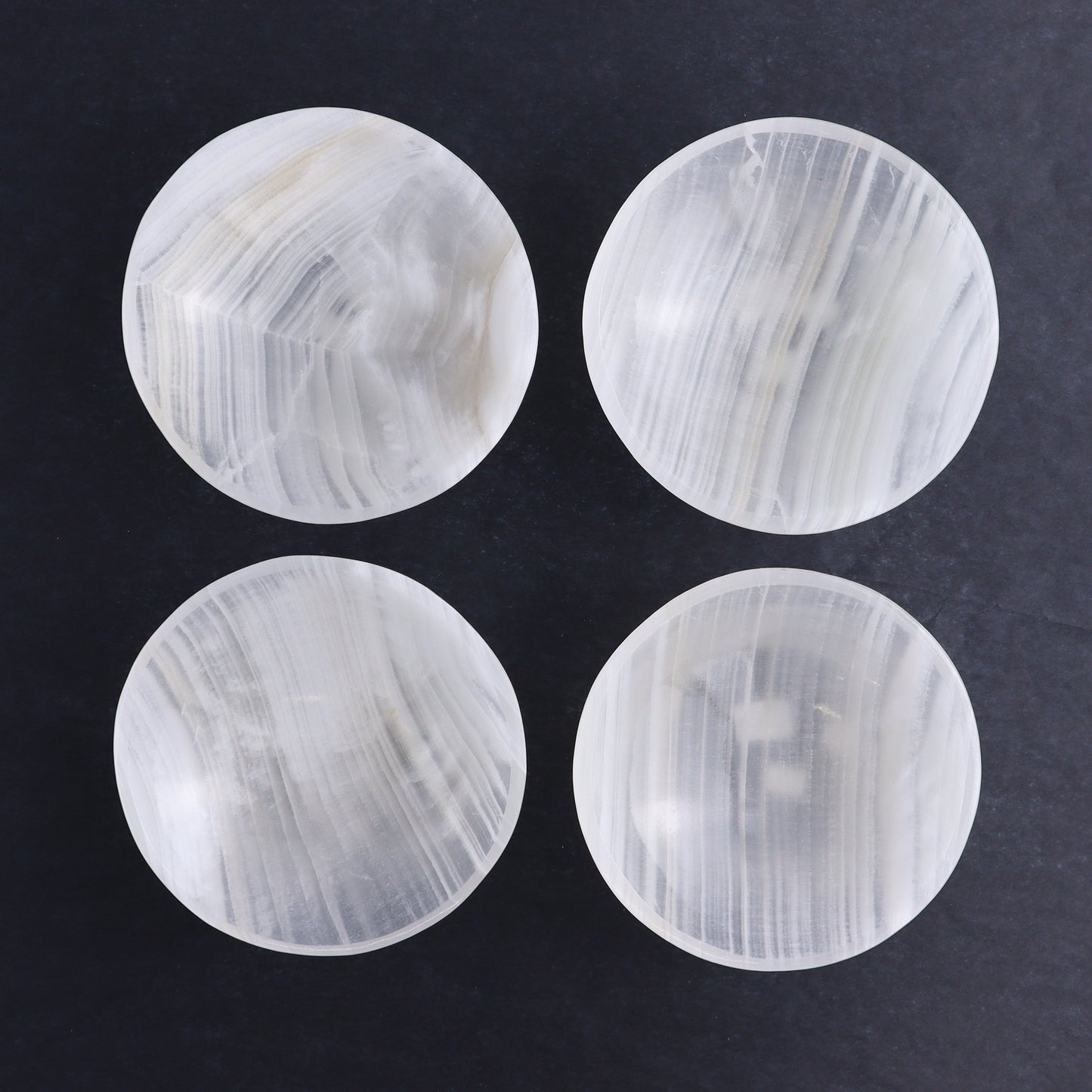 One Bowl (12 cm) Mexican Onyx/Calcite White Polished - Expert Wholesale and Supplier of Wholesale Crystals & Bulk Gemstones, ["bowl","Calcite","Catalog Onyx","Decorative Dish","Mexico","onyx"]