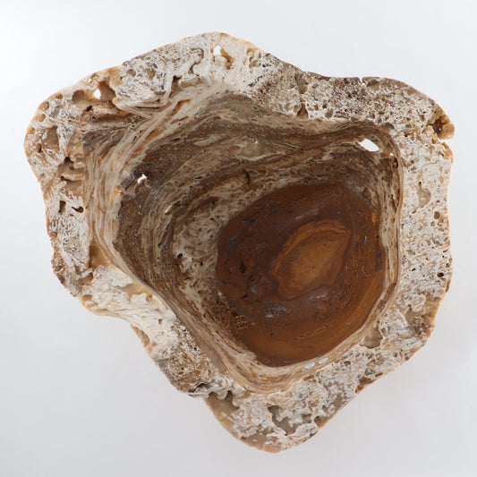 Mexican Onyx/Calcite Bowl 22" - Expert Wholesale and Supplier of Wholesale Crystals & Bulk Gemstones, ["Bowls","Calcite","Mexico","onyx"]