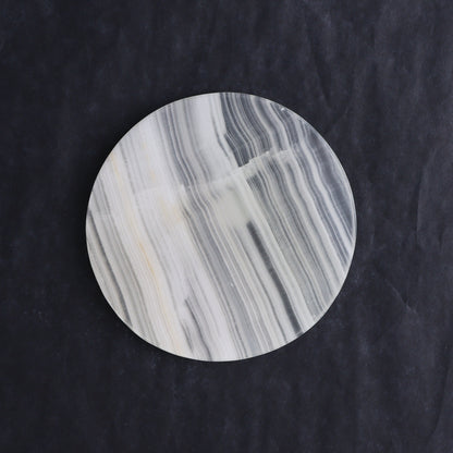 One White Onyx Coaster - Expert Wholesale and Supplier of Wholesale Crystals & Bulk Gemstones, ["Catalog Onyx","coaster","Mexico","onyx","White onyx"]