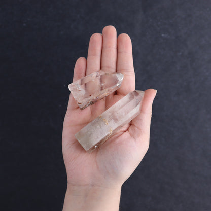 Garden Quartz Towers Set of 7 - Expert Wholesale and Supplier of Wholesale Crystals & Bulk Gemstones, ["Brazil","Garden Quartz","Quartz","Towers"]
