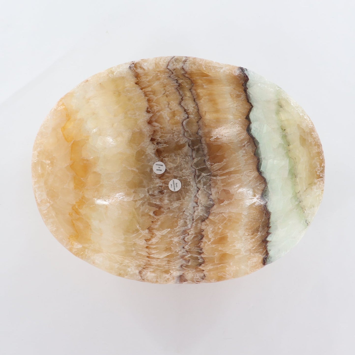 Mexican Onyx/Calcite Bowl 10"