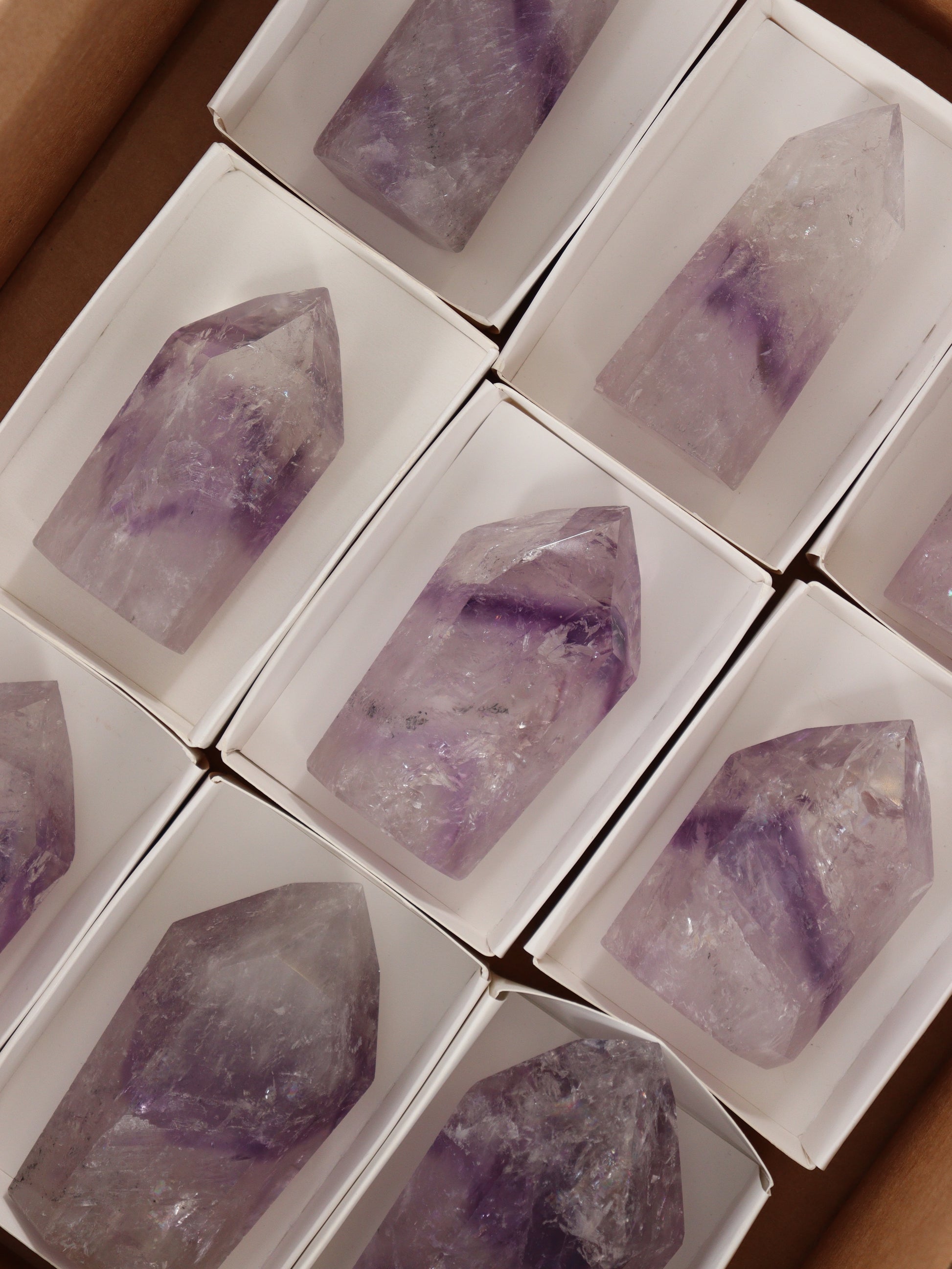 Phantom Amethyst Towers - Expert Wholesale and Supplier of Wholesale Crystals & Bulk Gemstones, []