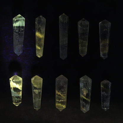 Powellite Amethyst UV Reactive Double Point Set of 10
