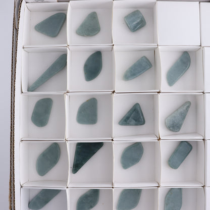Jadeite Cabs Flats Set of 27 - Expert Wholesale and Supplier of Wholesale Crystals & Bulk Gemstones, ["Cabs","jadeite"]