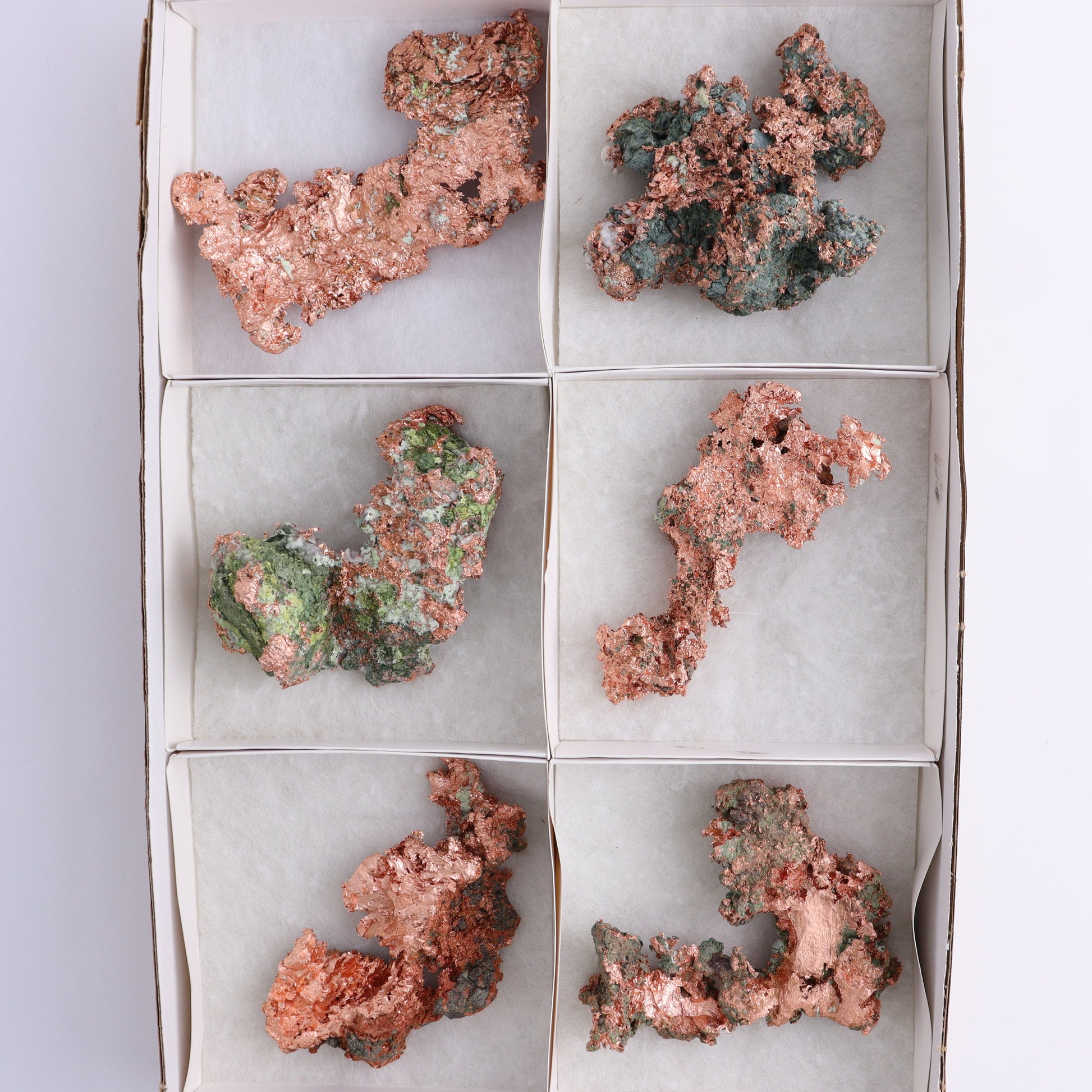 Native Copper Flat of 6 - Expert Wholesale and Supplier of Wholesale Crystals & Bulk Gemstones, ["copper","Freeforms","Native Copper","United States"]