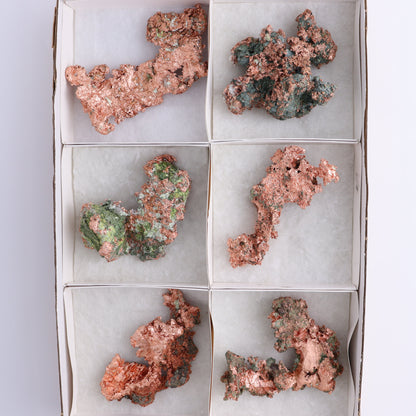 Native Copper Flat of 6 - Expert Wholesale and Supplier of Wholesale Crystals & Bulk Gemstones, ["copper","Freeforms","Native Copper","United States"]