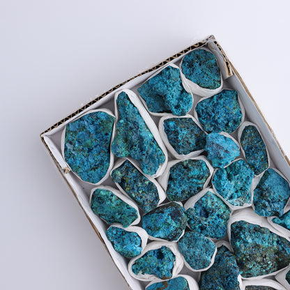 Chrysocolla Roughs Flat - Expert Wholesale and Supplier of Wholesale Crystals & Bulk Gemstones, ["Chrysocolla","Flats","Freeforms","Peru","Rough"]