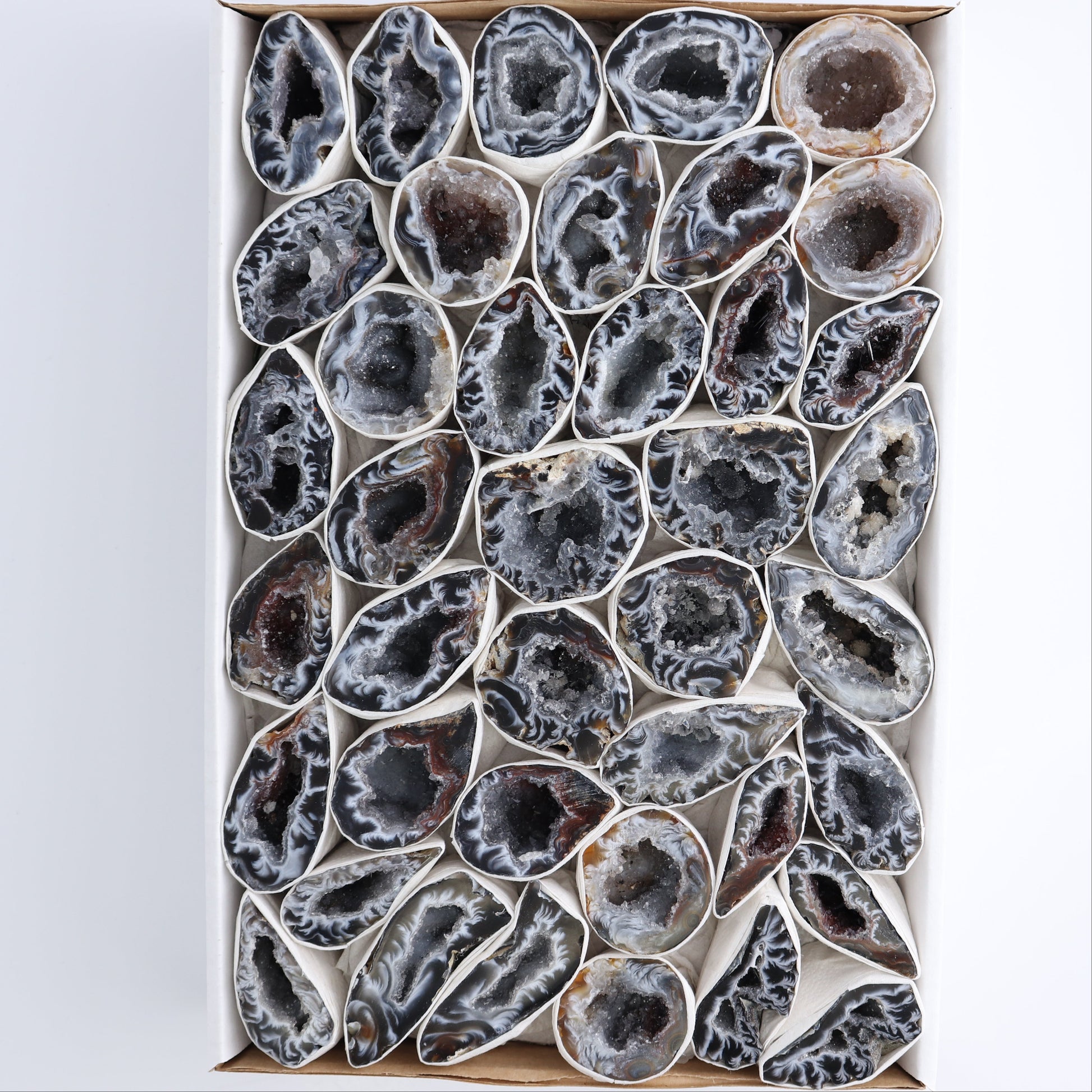 Agate Geodes Flat - Expert Wholesale and Supplier of Wholesale Crystals & Bulk Gemstones, ["Agate","Geodes"]