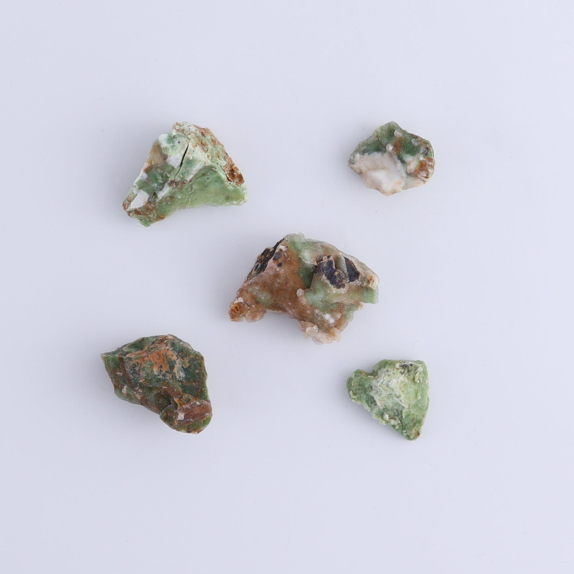 Chrome Chalcedony Flat of 55 - Expert Wholesale and Supplier of Wholesale Crystals & Bulk Gemstones, ["Chalcedony","Chrome Chalcedony"]