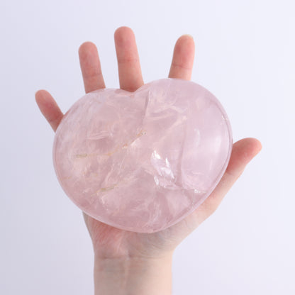 Rose Quartz Hearts Set of 2 - Expert Wholesale and Supplier of Wholesale Crystals & Bulk Gemstones, ["Hearts","Madagascar","Quartz","Rose Quartz"]