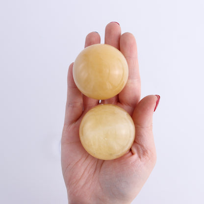 Calcite Spheres Set of 9 - Expert Wholesale and Supplier of Wholesale Crystals & Bulk Gemstones, ["Calcite","Mexico","Spheres"]