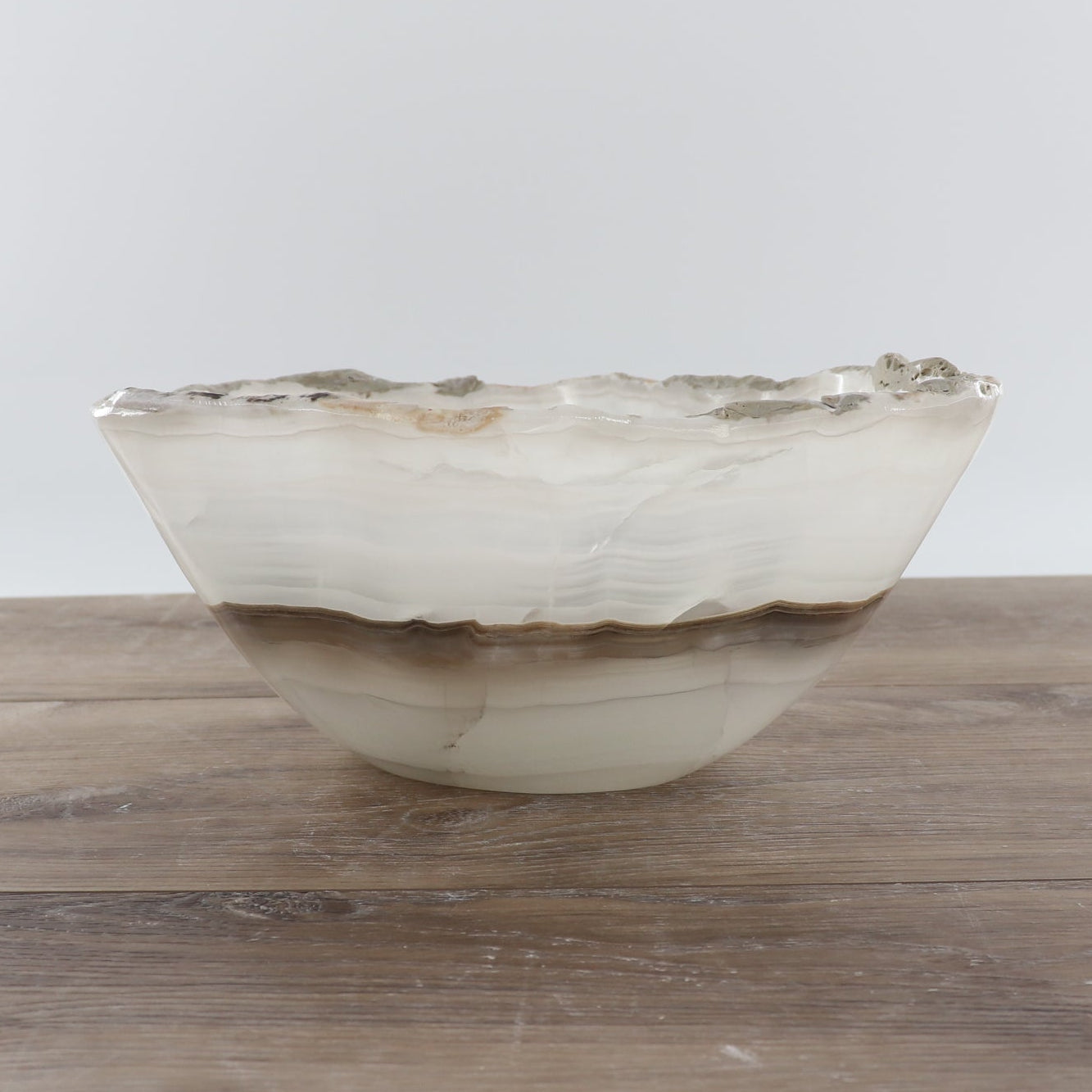Mexican Onyx/Calcite Bowl 12"