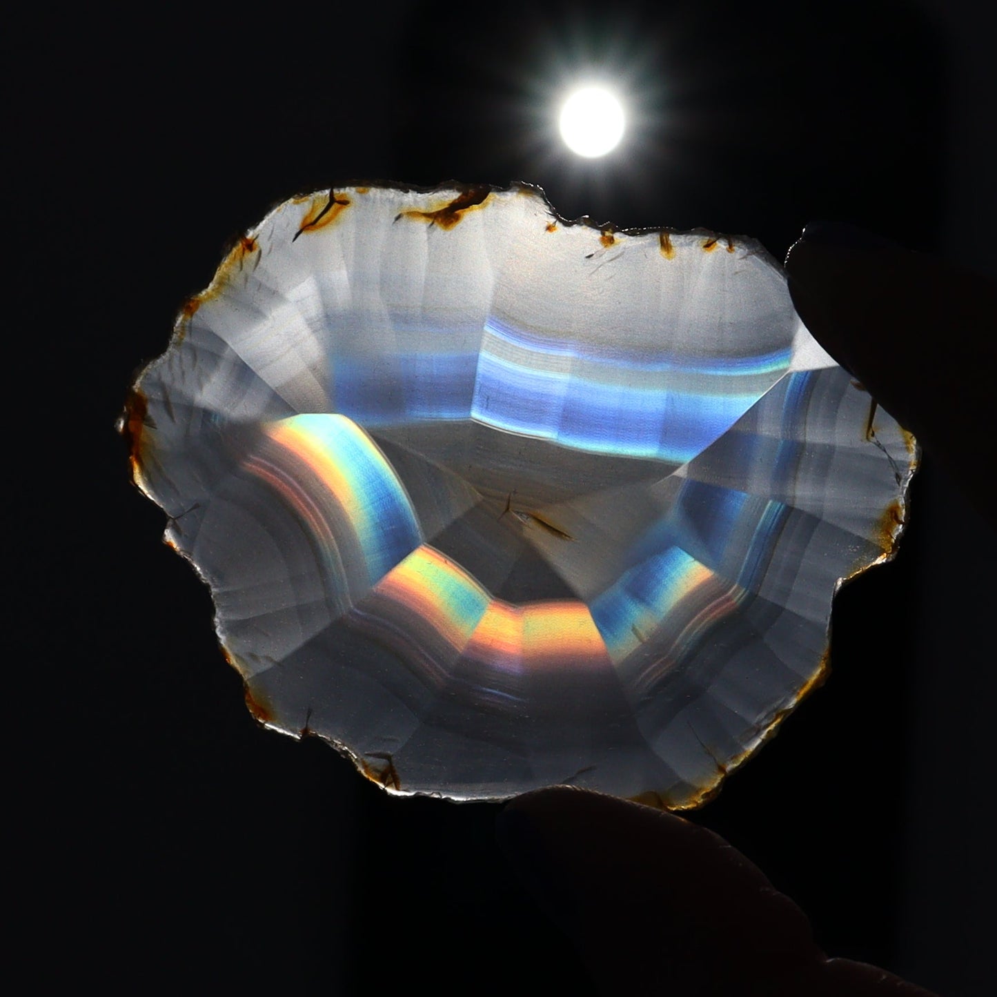 Iris Agate Slices Set of 6 - Expert Wholesale and Supplier of Wholesale Crystals & Bulk Gemstones, ["Agate","Iris Agate","Slices and Slabs"]