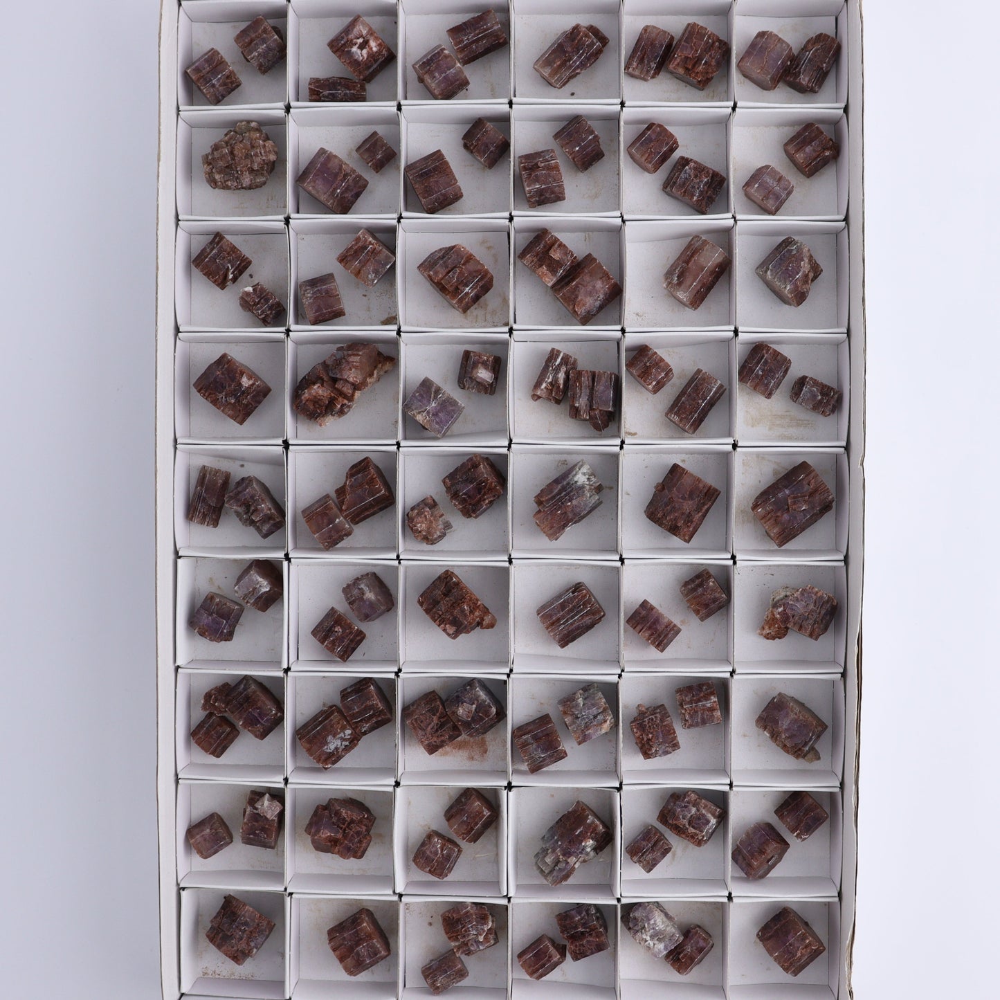 Purple Aragonite Set of 89 - Expert Wholesale and Supplier of Wholesale Crystals & Bulk Gemstones, ["aragonite","Purple Aragonite","Spain"]