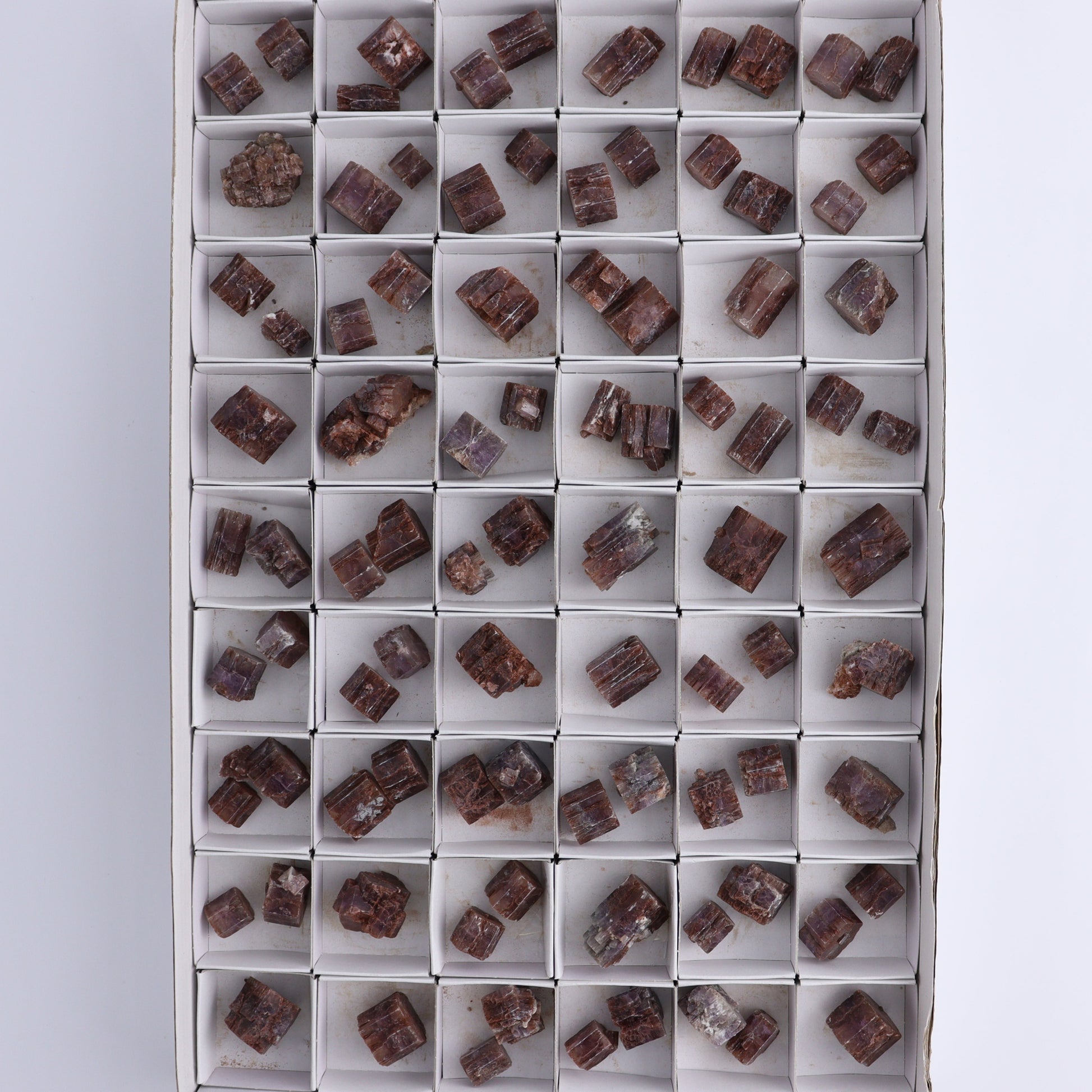 Purple Aragonite Set of 89 - Expert Wholesale and Supplier of Wholesale Crystals & Bulk Gemstones, ["aragonite","Purple Aragonite","Spain"]