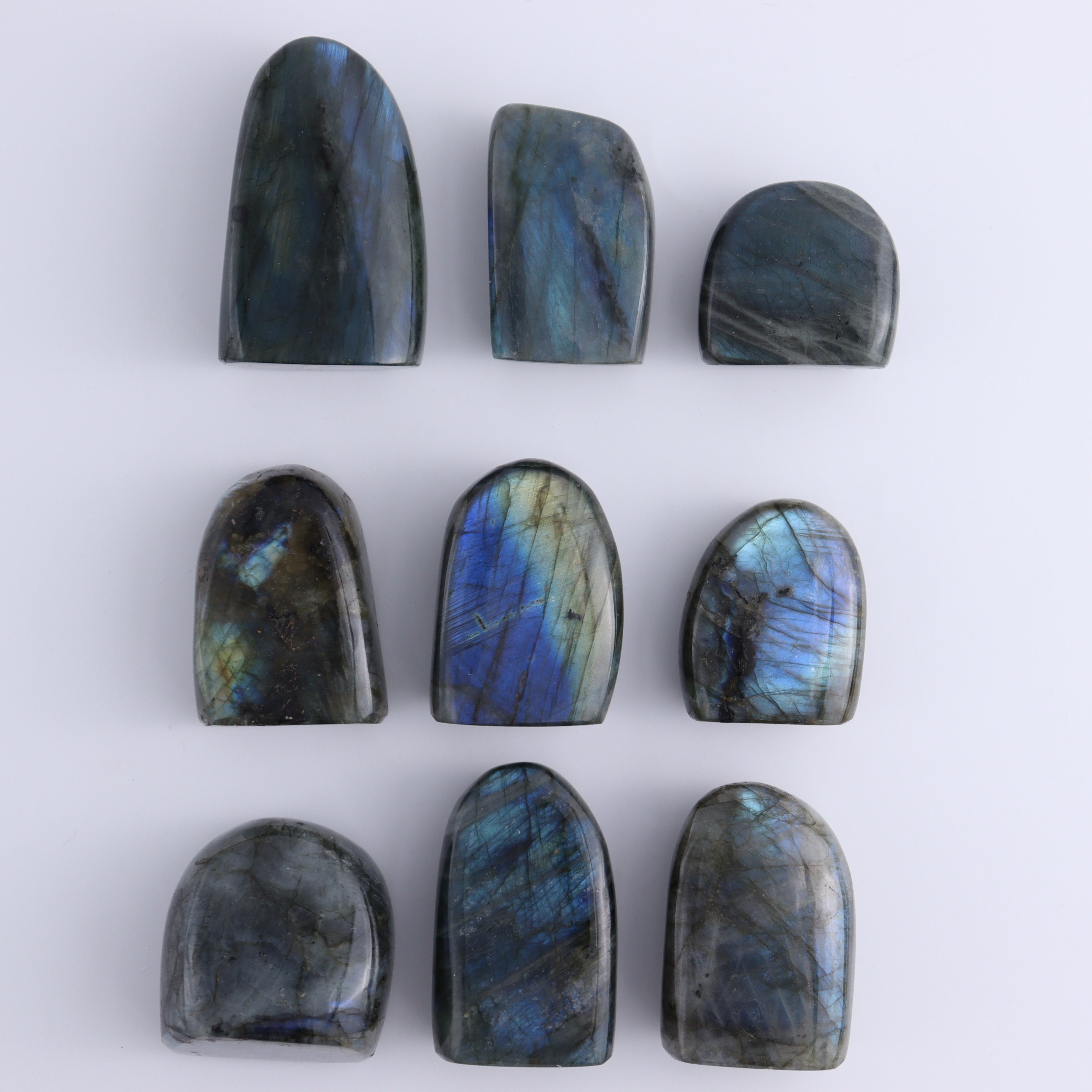 Labradorite Freeform Set of 9 – Mi Esperanza Minerals