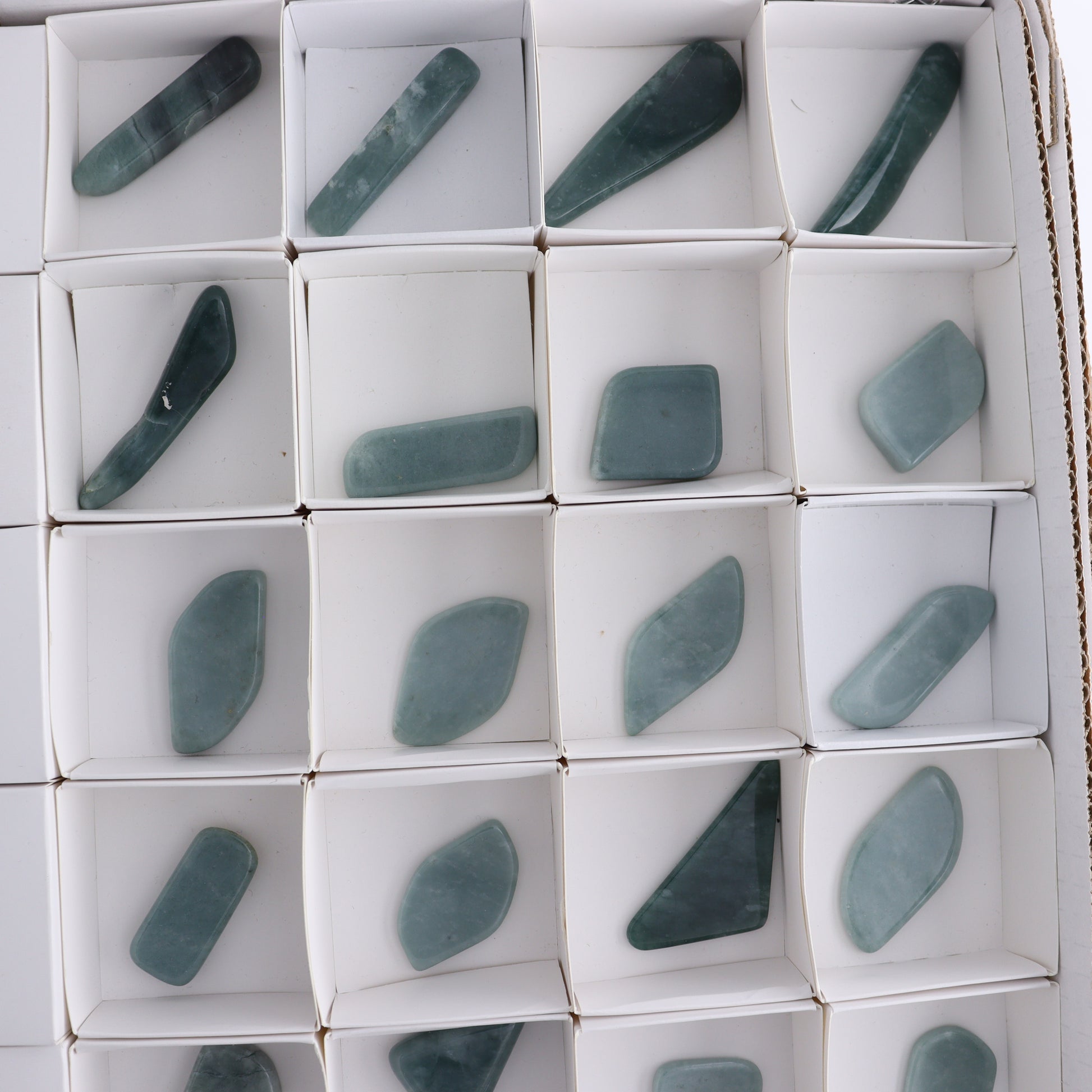 Jadeite Cabs Flats Set of 27 - Expert Wholesale and Supplier of Wholesale Crystals & Bulk Gemstones, ["Cabs","jadeite"]