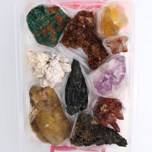 Mixed Minerals Flat from Morocco