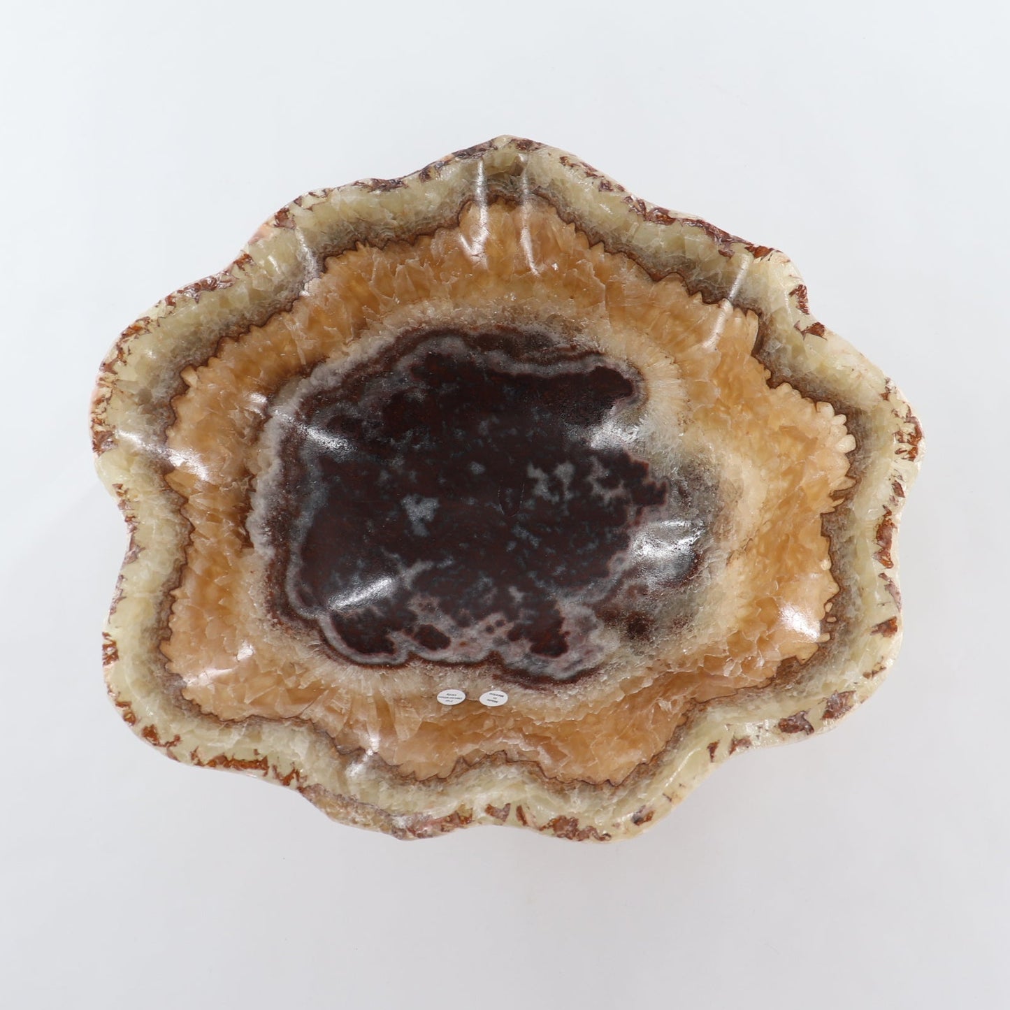 Mexican Onyx/Calcite Bowl 15"