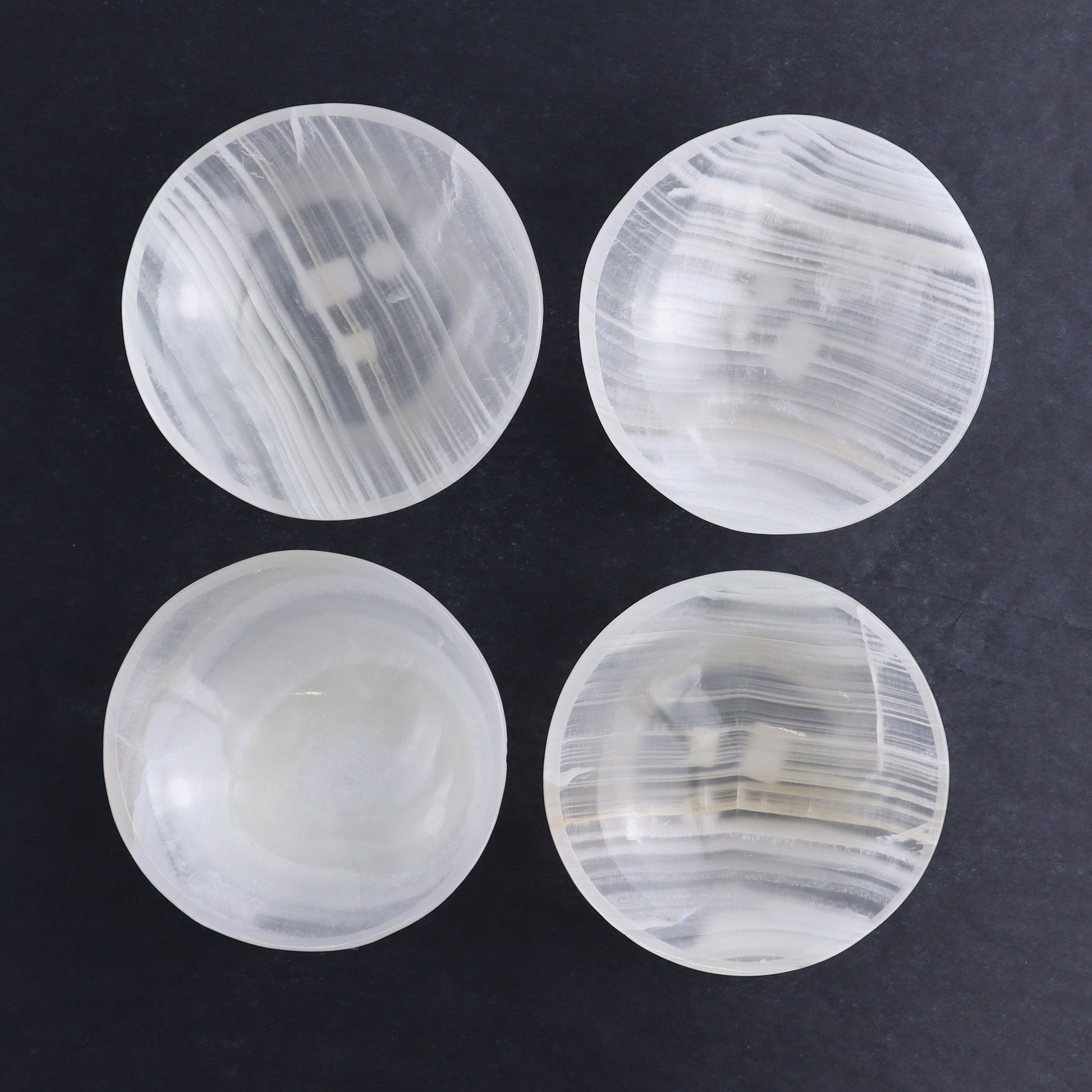 One Bowl (12 cm) Mexican Onyx/Calcite White Polished - Expert Wholesale and Supplier of Wholesale Crystals & Bulk Gemstones, ["bowl","Calcite","Catalog Onyx","Decorative Dish","Mexico","onyx"]