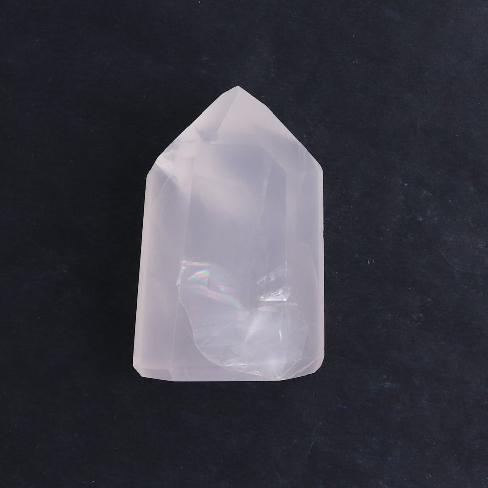 Imperfect Rose Quartz Towers Set of 7 - Expert Wholesale and Supplier of Wholesale Crystals & Bulk Gemstones, ["Brazil","Points","Quartz","Rose Quartz","Towers"]