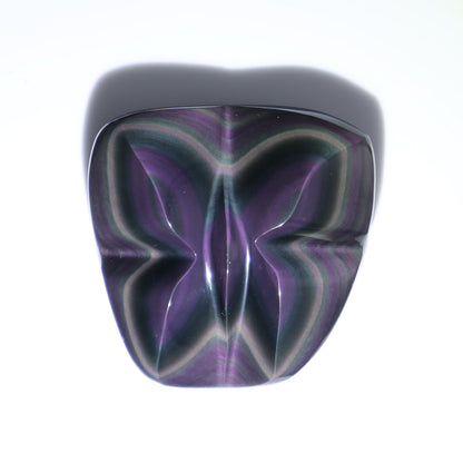 Rainbow Obsidian Butterflies Set of 8 - Expert Wholesale and Supplier of Wholesale Crystals & Bulk Gemstones, ["Butterflies","Butterfly","Mexico","Rainbow Obsidian"]